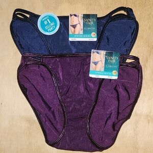 Vanity Fair Illumination String Bikini Panties Set Of 2 Size 6 / M